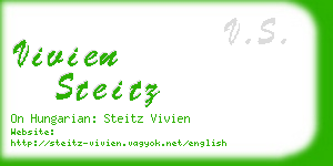 vivien steitz business card